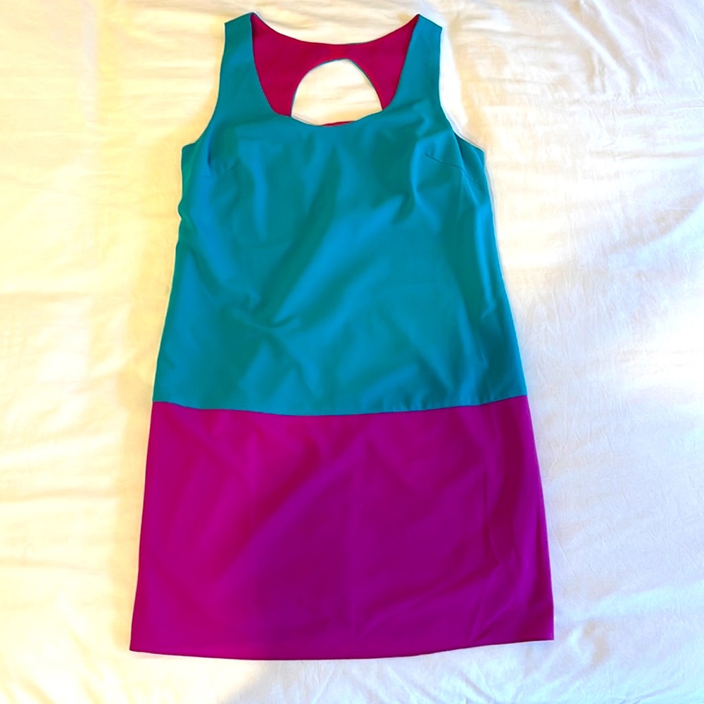 Karlie Teal & Raspberry Mini Dress